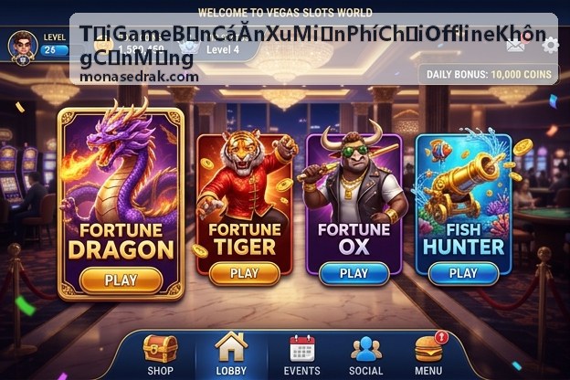 Trải nghiệm Tải Game Bắn Cá Ăn Xu Miễn Phí Chơi Offline Không Cần Mạng